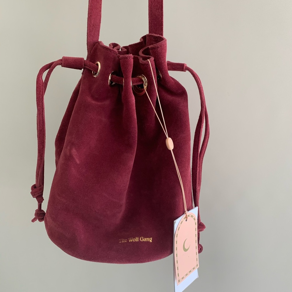 ✨HP✨The Wolf Gang 🍷 Tangier Drawstring Bag NWT